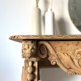 Oak fireplace mantle XIX