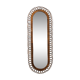 Rattan mirror from the 60's - 125x47cm