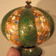 Round Pumpkin-Shaped Box in Painted Papier-Mâché