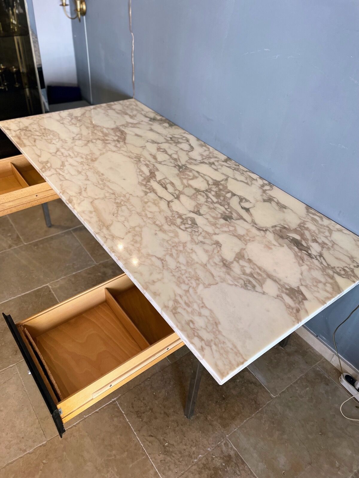 Marble desk Florence Knoll