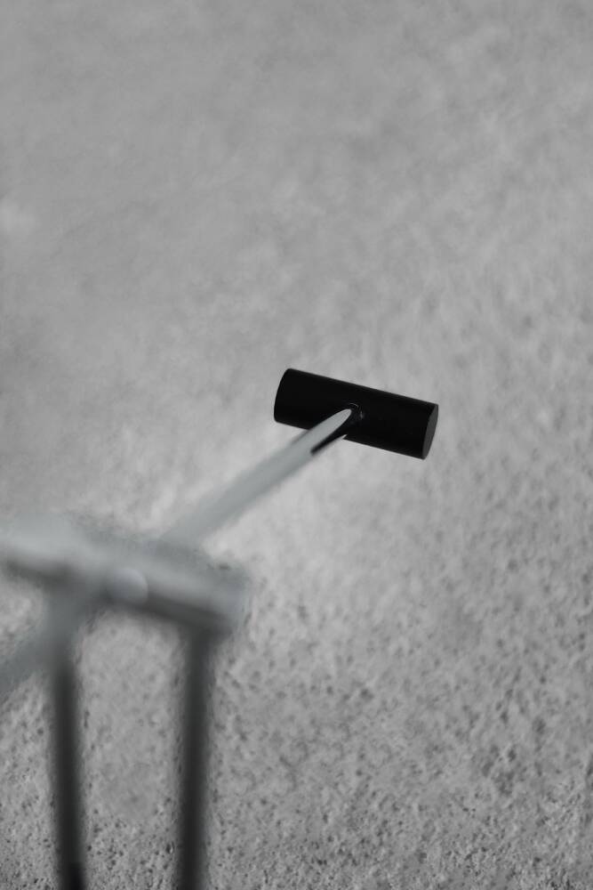 Mid-Century Modern Minimalist Black Desk Lamp by Massive, Belgium, 1980s