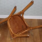 Set of 6 Baumann chairs No. 33 light beech