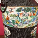 A Chinese famille rose porcelain vase called 'from Nanking' 19th century 55cm