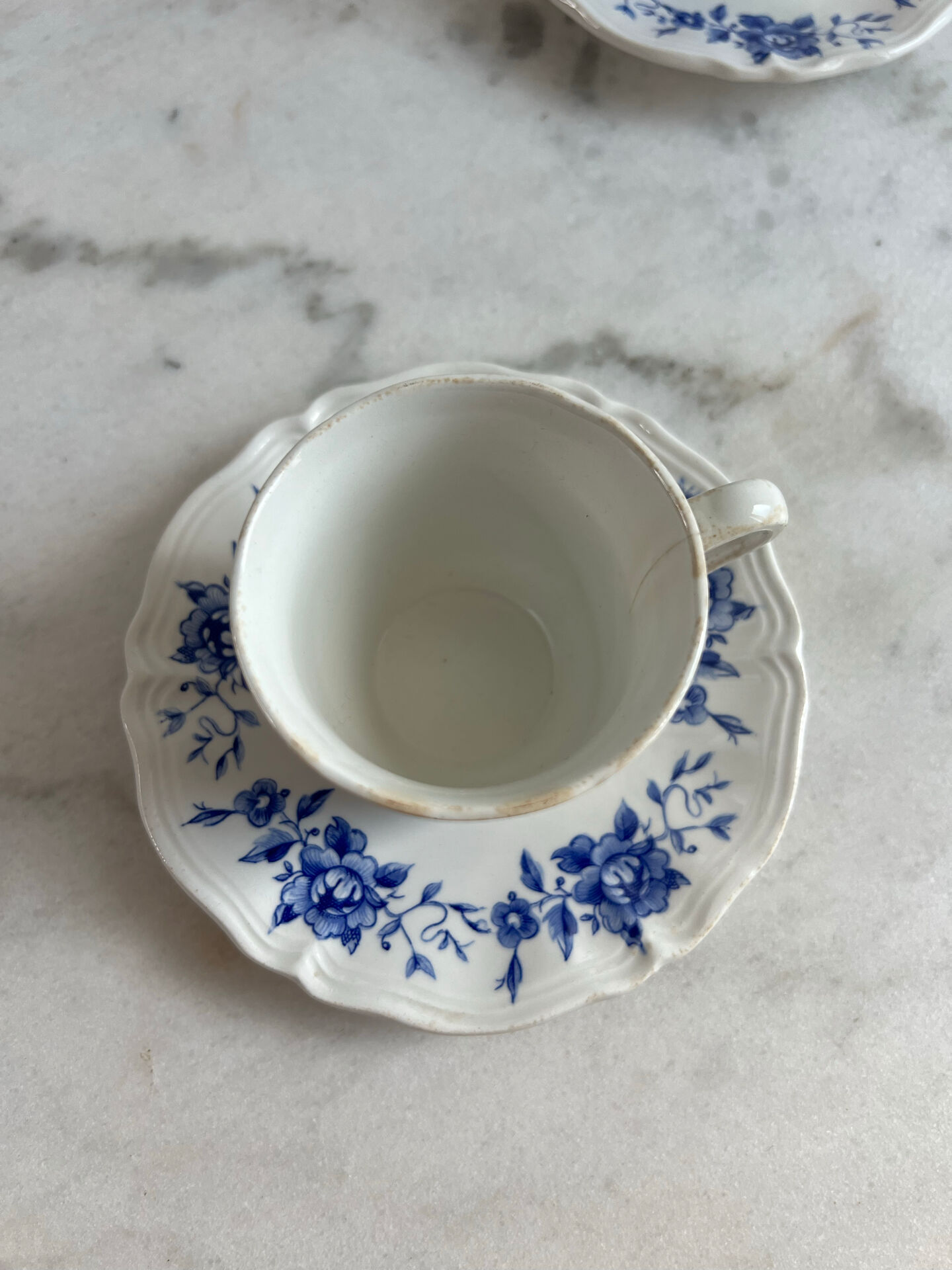 Set of 2 Sarreguemines mugs