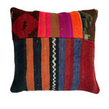 Vintage turkish kilim cushion cover 40 x 40 cm