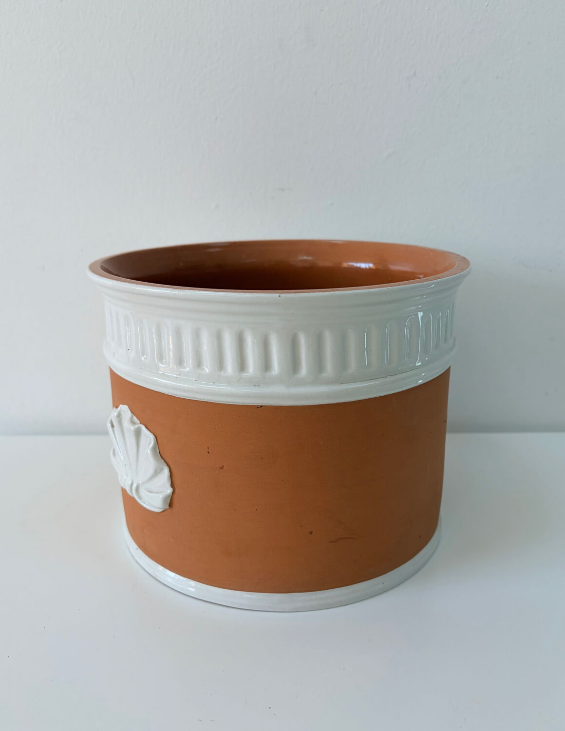 Terracotta cache-pot and slip - Maison Chaumette Paris