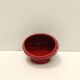 Vintage Spheric Red Glazed Ceramic Ashtray by Gabbianelli, Italy