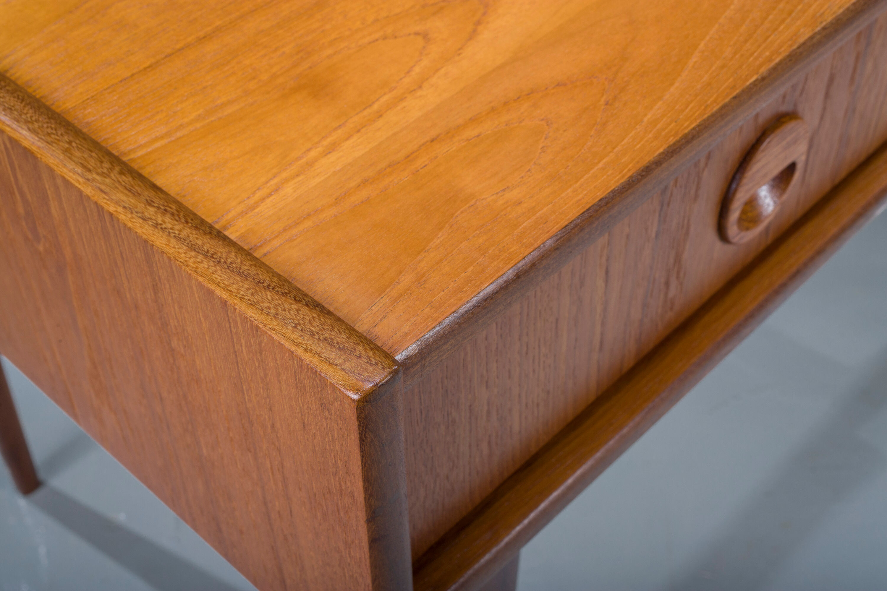 Mid-Century Teak Freestanding Desk from Bartels, 1960s
