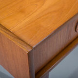Mid-Century Teak Freestanding Desk from Bartels, 1960s