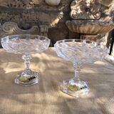 Compotier  Coupelle en cristal sur pied