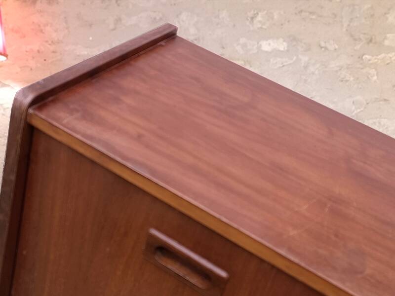 Vintage 1960s Scandinavian teak buffet bar