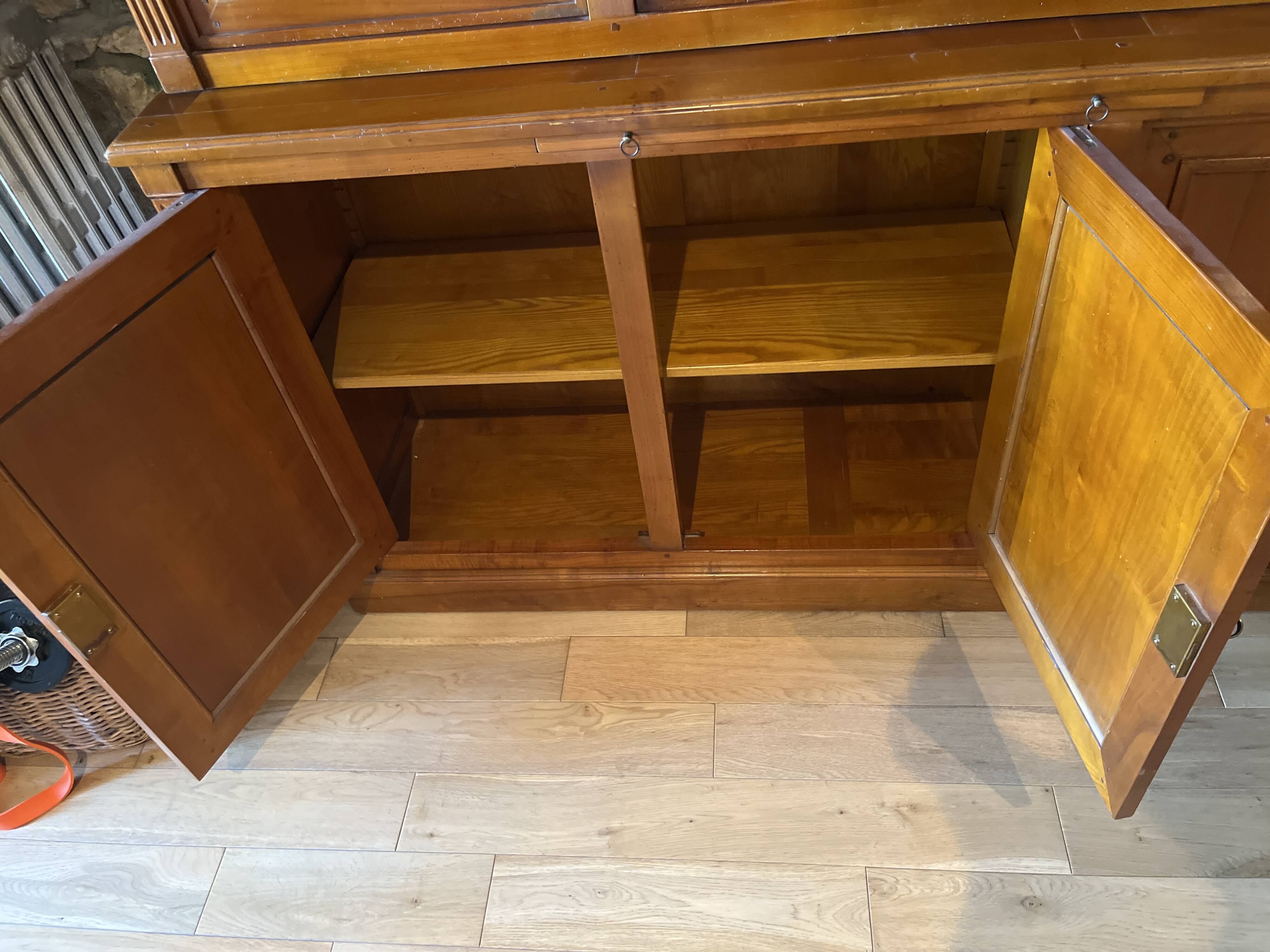 Grange library in cherry wood