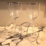 Service de verres en cristal taillé