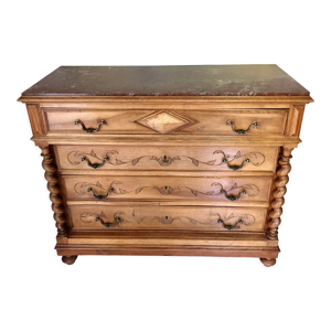 Commode en chêne et