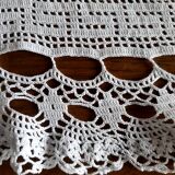 Old crocheted tablecloth