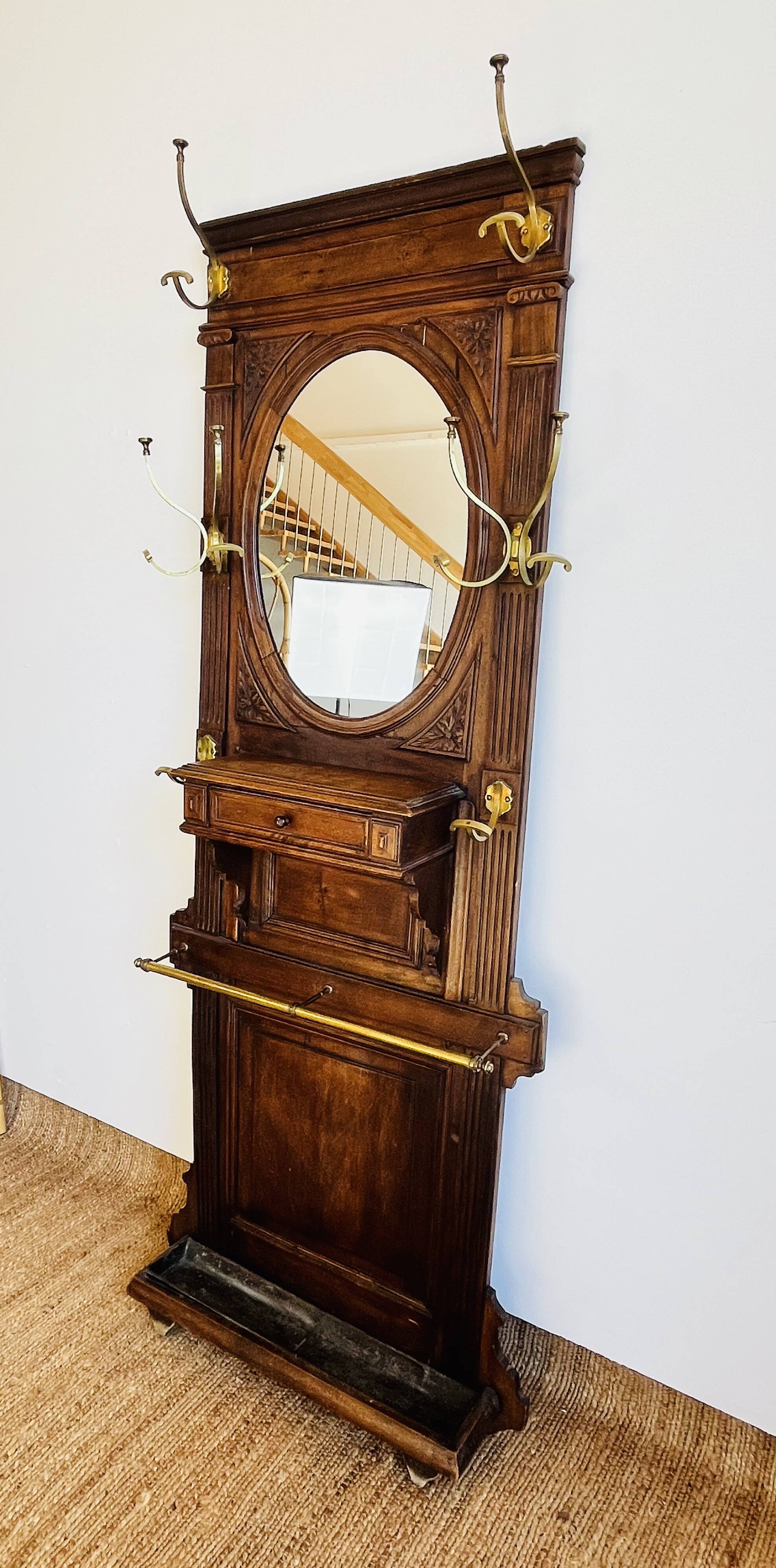 Portemanteau en bois époque Napoléon III