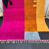 Handmade pure wool rug, size 150 x 250 cm