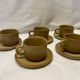 Set of 5 vintage stoneware cups