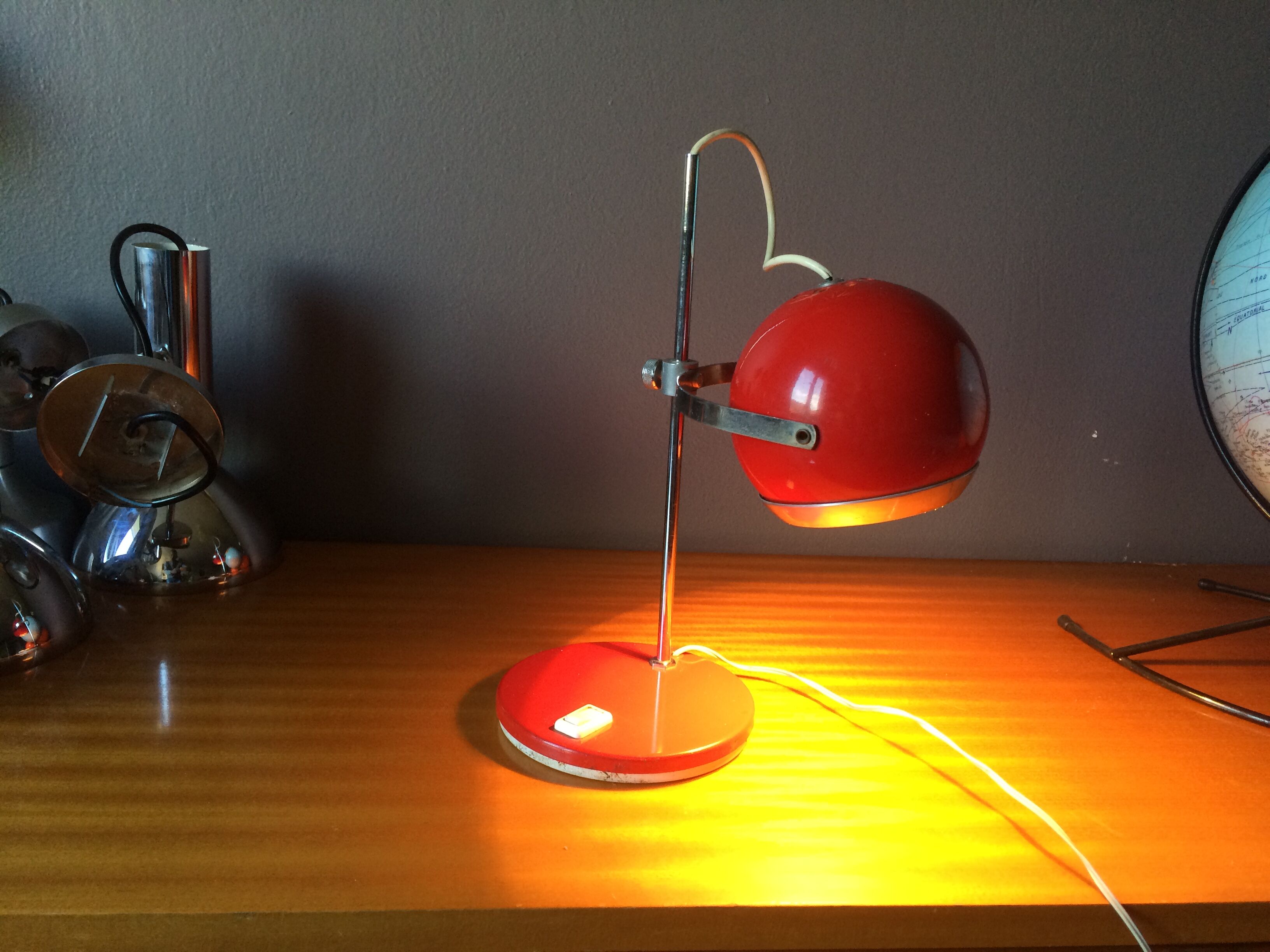 Eyeball style pose lamp pPierre Disderot - 70s