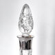 English carafe in crystal and silver