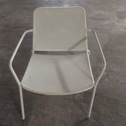Fauteuil en métal de jardin vintage