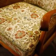 Set of 2 German Chippendale Cane Armchairs by Adolf Wrenger