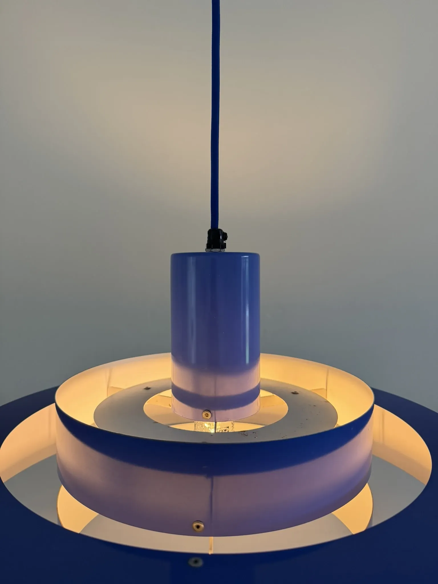 Vintage Fog & Morup Equator - Jo Hammerborg - Danish design lamp - Brutalist style