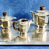 Ercuis silver-plated tea service Art Deco