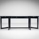 Augusto Savini rare drop leaf desk with Pamplona chair for Pozzi Italy