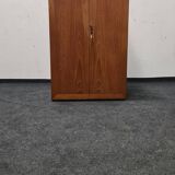 Petite table de salle à manger vintage en teck à rallonge
