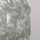 Vintage white Clichy glass art deco lamp