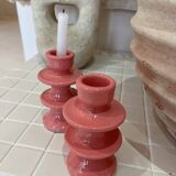 barbapapa pink candle holder