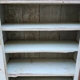 Old Art Deco wall display case in Burmese teak