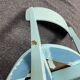 Paire de chaises bistro bleues