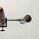 Mid-Century Modern minimalist clamp lamp by Cosack, 1960s.