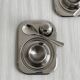 2 coquetiers inox