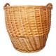 Large vintage wicker basket