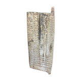 Ancient eroded wooden Tsonga Gate from the late nineteenth century, from the KwaZulu/Natal region