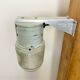 Industrial Aluminium Wall Light with Ribbed Glass from Elektrosvit, 1970s