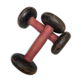 Ancient cast iron dumbbells
