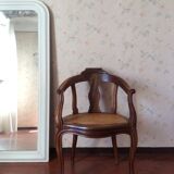 Old cane office chair