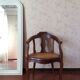 Old cane office chair