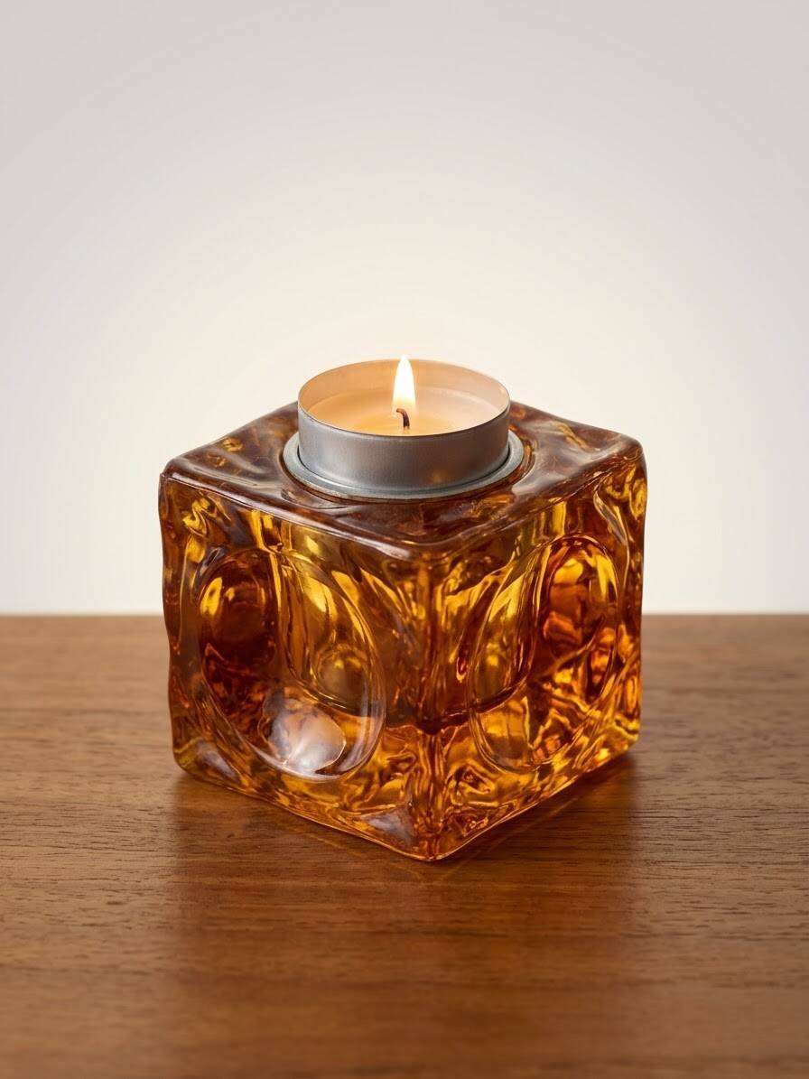 Murano Antonio Imperatore 1970 ensemble lighter table ashtray candle holder
