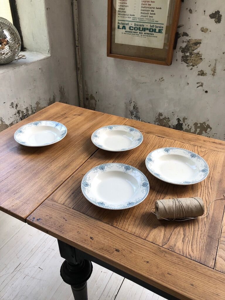 4 plates "Germaines" Sarreguemines