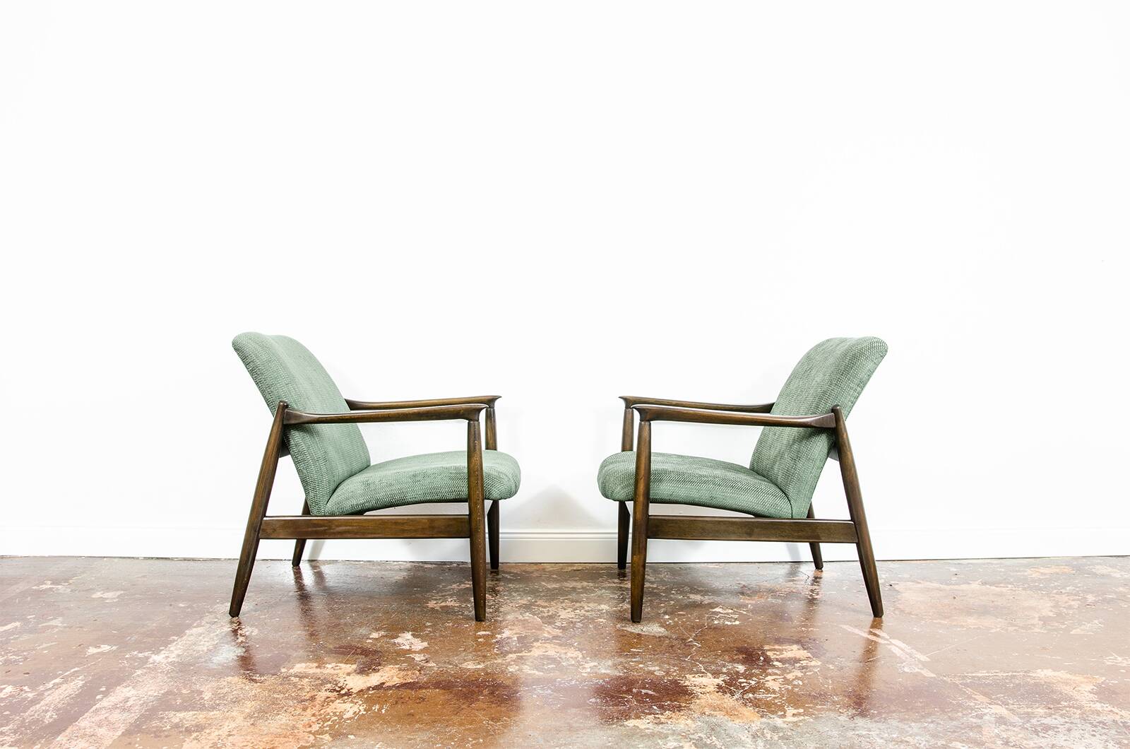 Mid-century Armchairs GFM-64 by Edmund Homa, Poland, 60's