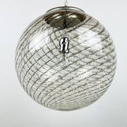 Vintage swirling Murano glass pendant lamp La Murrina, Italy, 1970s