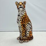 Leopard Statue Ceramic