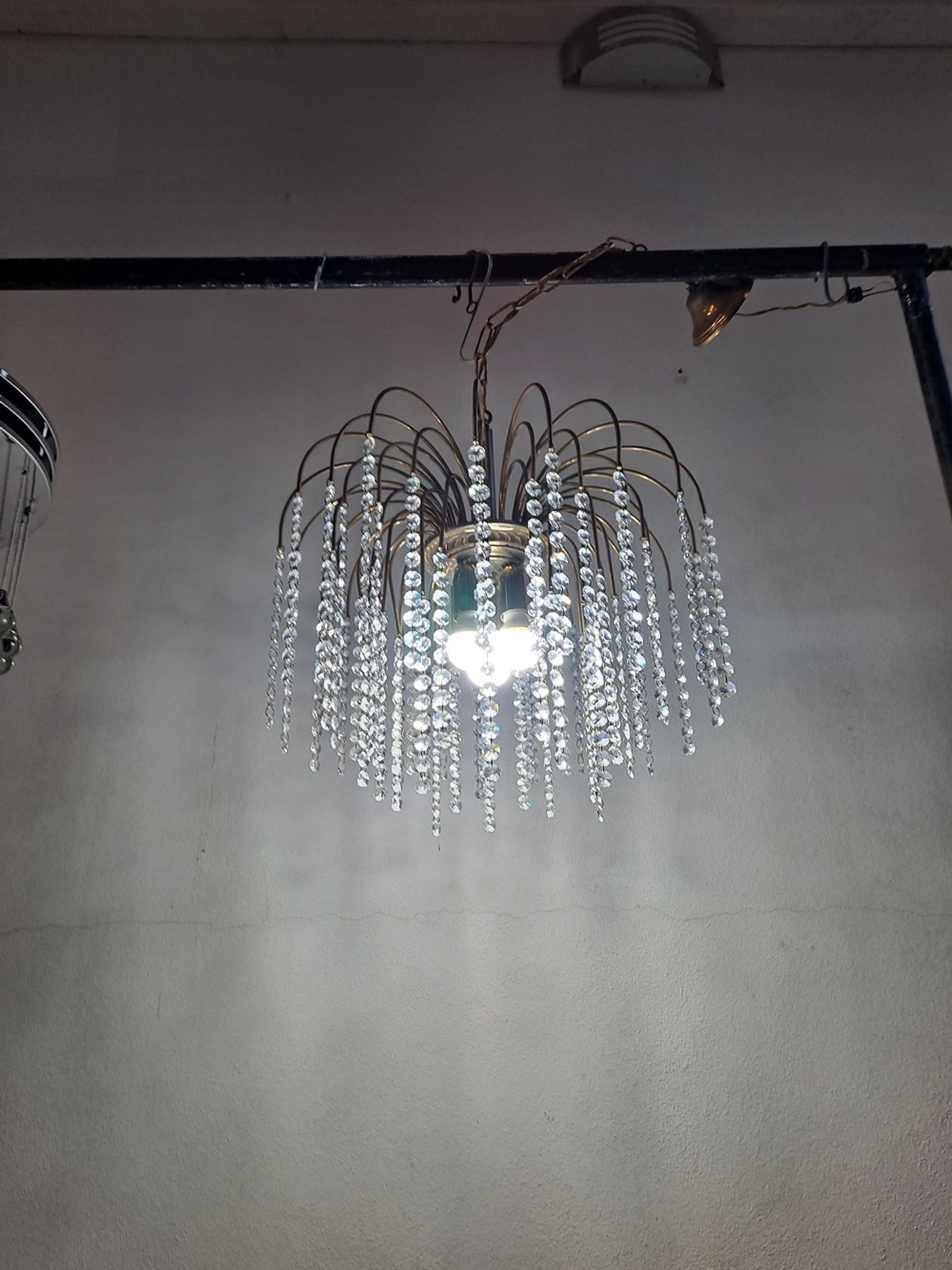 Vintage Italian Waterfall Chandelier