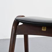 Pair of stools by Isamu Kenmochi for Akita Mokko, Japan circa 1960.