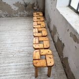 Set of 6 Olof Ottelin stools, Finland 1950.